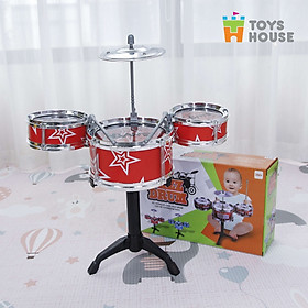 Đồ chơi trống cho bé Jazz Drum Toyshouse - Đồ chơi âm nhạc cho bé trai và bé gái chính hãng