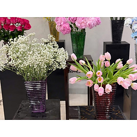 Lọ hoa tháp kim cương Irris 28cm Hàng chính hãng