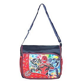 Túi Đeo Chéo Cấp 1 Hami T387M-3 Siêu Nhân-Đen-Đỏ