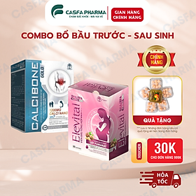 Combo vitamin tổng hợp cho bà bầu, bổ sung canxi, cho phụ nữ đang bầu và cho con bú