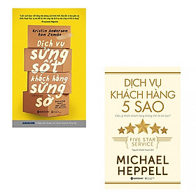 Hình ảnh sách Bộ 2 cuốn sách về dịch vụ khách hàng: Dịch Vụ Khách Hàng 5 Sao - Dịch Vụ Sửng Sốt Khách Hàng Sững Sờ