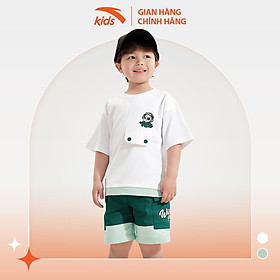 Áo phông thể thao bé trai Anta Kids vải cotton, thoáng khí W352329135