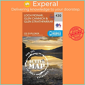 Sách - Loch Monar, Glen Cannich and Glen Strathfarrar by Ordnance Survey (UK edition, paperback)