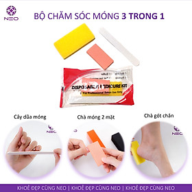 Bộ Chăm Sóc Móng Chuyên Nghiệp 3 Trong 1 An Toàn và Tiện Dụng/ Personal Care Pedicure Kit 3 in 1