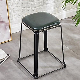 Mua Ghế đôn  ghế không tựa lưng chân thép cao cấp  có thể xếp chồng tiết kiệm diện tích