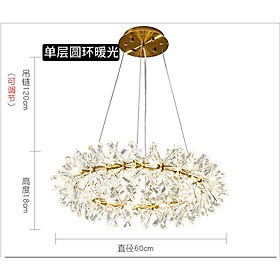 Đèn thả DELION phong cách Bắc Âu hiện đại trang trí nội thất cao cấp - kèm bóng LED chuyên dụng