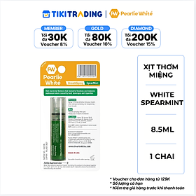 Xịt thơm miệng Pearlie White SpearMint (không cồn) 8.5ml