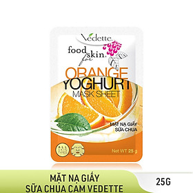 Bộ 10 Mặt Nạ Giấy Sữa Chua Vedette 25g Các Loại