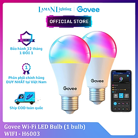 Đèn LED thông minh Govee Wifi LED Bulb H6003 Bóng led 16 triệu màu