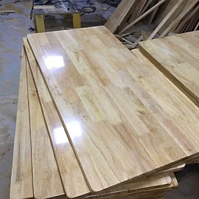 Mua Gỗ Ghép Cao Su 12mm  Gỗ Không Thấm Nước Gỗ làm kệ mặt bàn  giá sách.Phủ keo bóng 2 mặt