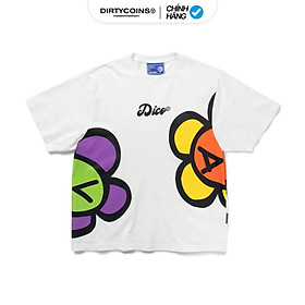 Áo Thun DirtyCoins Twin Flowers T-shirt - White