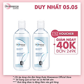 Combo 2 Nước tẩy trang ẩm mượt Bio-Essence Bio-Water 100ml/chai
