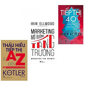 Hình ảnh Combo thấu hiểu tiếp thị từ A-Z+marketing mở đường tăng trưởng+tiếp thị 4.0(bản đặc biệt tặng kèm bookmark AHA)