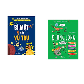 [Download Sách] Combo 2 cuốn sách: Cùng em làm thí nghiệm khoa học: Bí mật của vũ trụ + Hỏi đáp cùng em - Khủng long