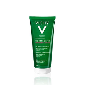 Sữa rửa mặt dạng gel làm sạch sâu giảm bã nhờn Vichy Normaderm Phytosolution 200ml