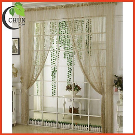 Mua Rèm Cửa Sợi Dù 1mx2m  3mx3m Đan Kim Tuyến Lấp Lánh Tuyệt Đẹp Trang Trí Nhà Cửa  Spa  Cửa Hàng  Quán Cafe