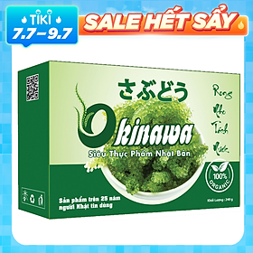 Rong Nho Tươi Tách Nước Okinawa 240g (12 gói x 20g) (Mẫu mới) - Thần Dược Đại Dương
