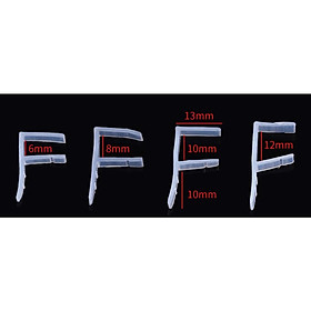 Gioăng sillicone cabin tắm trong suốt có thể uốn dẻo Gioăng chắn nước nhà tắm phụ kiện cửa uy tín - Chữ F *50cm