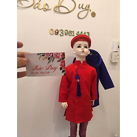 Áo dài bé trai từ 2 tuổi trở lên kèm ngọc bội ko