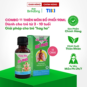 Combo 11 chai Thiên Môn Bổ Phổi Bình Đông 90ml dành cho Trẻ em Giảm ho nhanh chóng, Bổ phổi thật hay