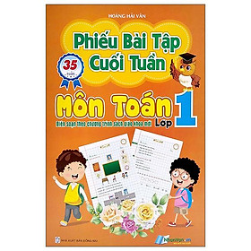 Phiếu Bài Tập Cuối Tuần - Môn Toán Lớp 1 (Biên Soạn Theo SGK Mới)