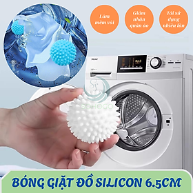 Bộ 2 Bóng giặt thông minh 6.5cm- Quả bóng giặt gai đa năng- Bóng giặt không cần xà phòng- Bóng massage giặt đồ 6.5cm- Bóng giặt tiết kiệm nước và điện- Bóng làm mềm vải tự nhiên- Bóng giặt bảo vệ môi trường- sBóng giặt thông minh không hóa chất