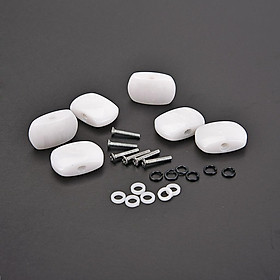 2-4pack 6 Acrylic Guitar Tuning Pegs Tuners Machine Heads Buttons White Pearl