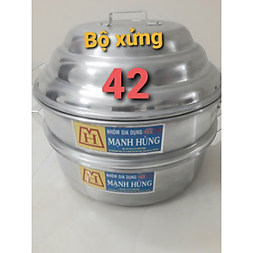 Mua (Có Video SP)Bộ xửng hấp nhôm size  42  bộ xửng hấp bánh bao xửng hấp bánh bao rau củ  ngô khoai