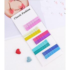 Sét 50 kẹp ghim nhiều mầu Song An Eco xuất Nhật KAH97