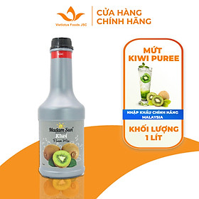 Mứt trái cây pha chế Madamsun vị Kiwi (Kiwi Puree Mix) chai 1L - Hàng nhập khẩu chính hãng Malaysia