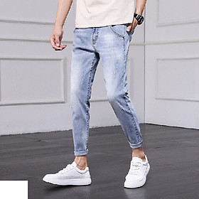 Quần jean nam chất jean xịn Julido, mẫu trơn mới form đẹp tôn dáng không quá ôm mẫu KVQJ113