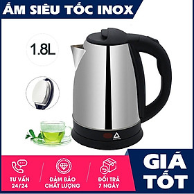 Mua Ấm Siêu Tốc Ấm siêu tốc Inox 1.8L - Ấm Siêu Tốc Electric Kettle