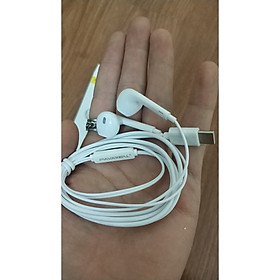 Tai nghe TYPE C PA-E12 CHÂN VUÔNG DẸT cho HUAWEI mate, P10, P20 Hi-RES AUDIO CHÍNH HÃNG