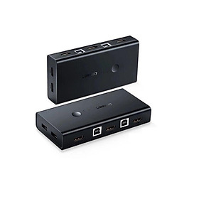Mua Ugreen UG50744CM200TK Màu Đen Bộ chuyển mạch KVM gộp 2 máy tính 1 màn hình - HÀNG CHÍNH HÃNG