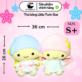 Thú bông Little Twin Star S+,  Gấu Bông Sanrio Chính Hãng, Quà tặng đáng yêu, Sản phẩm chính hãng, Phân phối bởi Teenbox