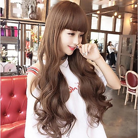 Tóc giả nữ hàn quốc tặng kèm lưới T172