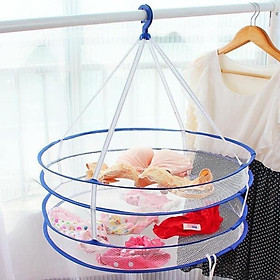 Mua B198 Túi Lưới Phơi Đồ 2 Tầng Gấp Gọn Tiện Dụng