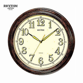 Mua Đồng hồ treo tường Nhật Bản Rhythm CMG713NR06  Kt 36.0 x 5.6cm  920g  Vỏ nhựa. Dùng Pin.