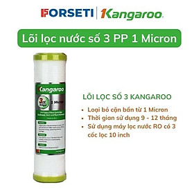 Lõi Lọc số 3 Kangaroo 1 Micron - Hàng Chính Hãng