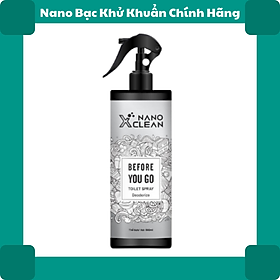 Khử mùi nhà vệ sinh NANO XCLEAN toilet spray, khử khuẩn, làm thơm - Hàng chính hãng, chai 500 ml