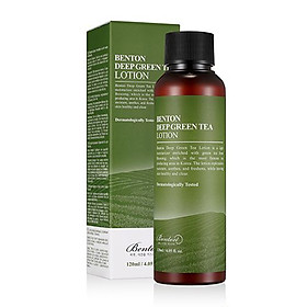 Sữa dưỡng ngăn ngừa mụn và kiểm soát nhờn chiết xuất trà xanh Benton Deep Green Tea Lotion 120ml