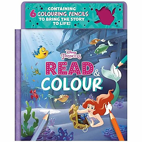 Disney Princess Ariel: Read & Colour