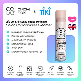 Hình ảnh Dầu gội khô COLAB hương Dreamer 200ml