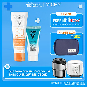 Bộ Kem Chống Nắng (Có Màu) Ngăn Sạm Da Và Giảm Thâm Nám Vichy Capital Soleil Anti-Daskspot