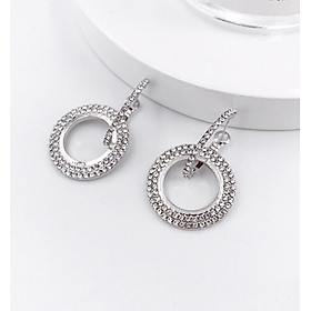 Bông tai đính đá lấp lánh siêu xinh BT189