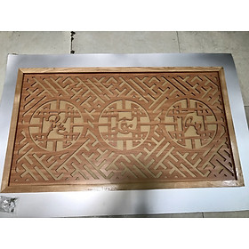 Tấm chống ám khói ( chữ phúc lộc thọ) mầu sồi