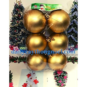 Quả châu mờ trang trí cây thông noel - Phụ kiện trang trí noel - 40li