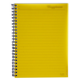 Sổ Lò Xo Bìa Nhựa Trong A5 LAX 160 Trang - Màu Ngẫu Nhiên