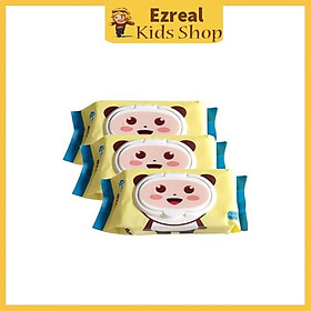 Mua Khăn Ướt Bibo Không Mùi Hình Gấu Tiện Dụng (100 tờ/ gói)