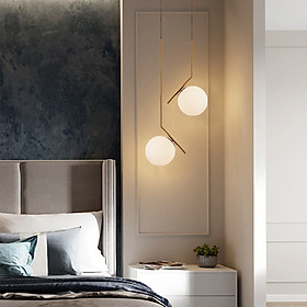 Combo đèn thả bàn ăn trang trí nội thất MOONLAPM hiện đại mạ Crom sang trọng - tạo điểm nhấn mạnh mẽ cho không gian nội thất nhà bạn